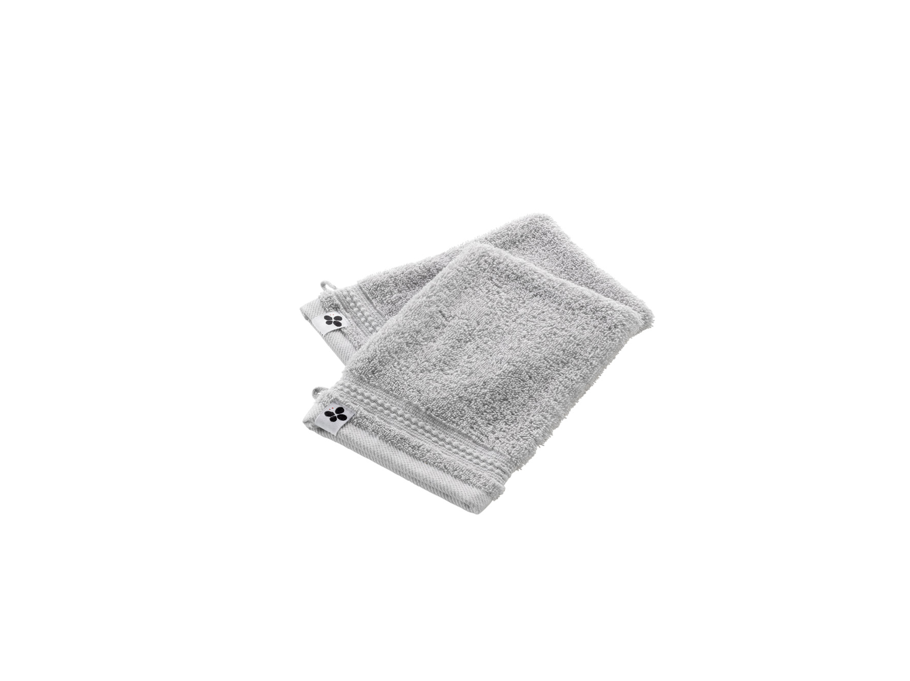 Lot de 2 gants de toilette coton Garance Nuage