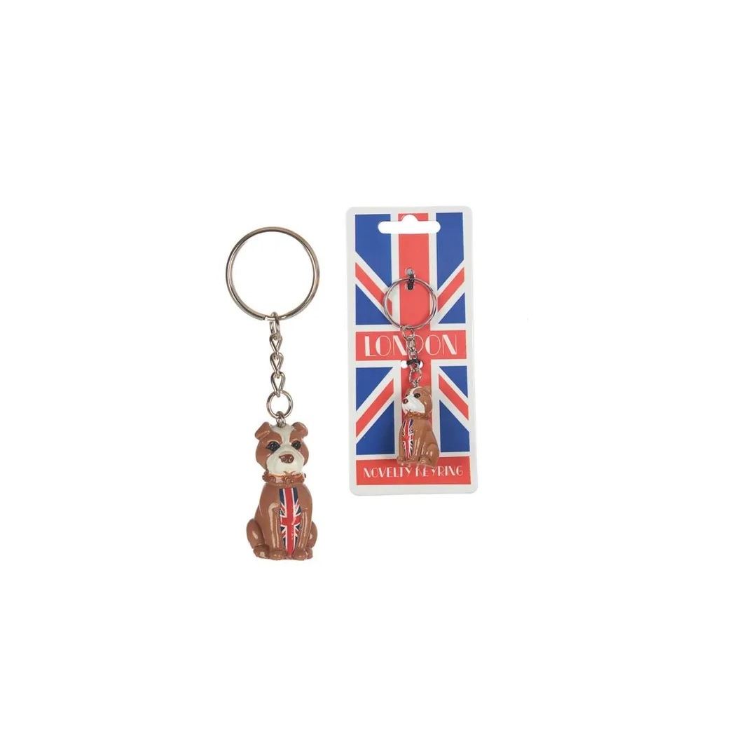 Porte cles Bulldog Londres