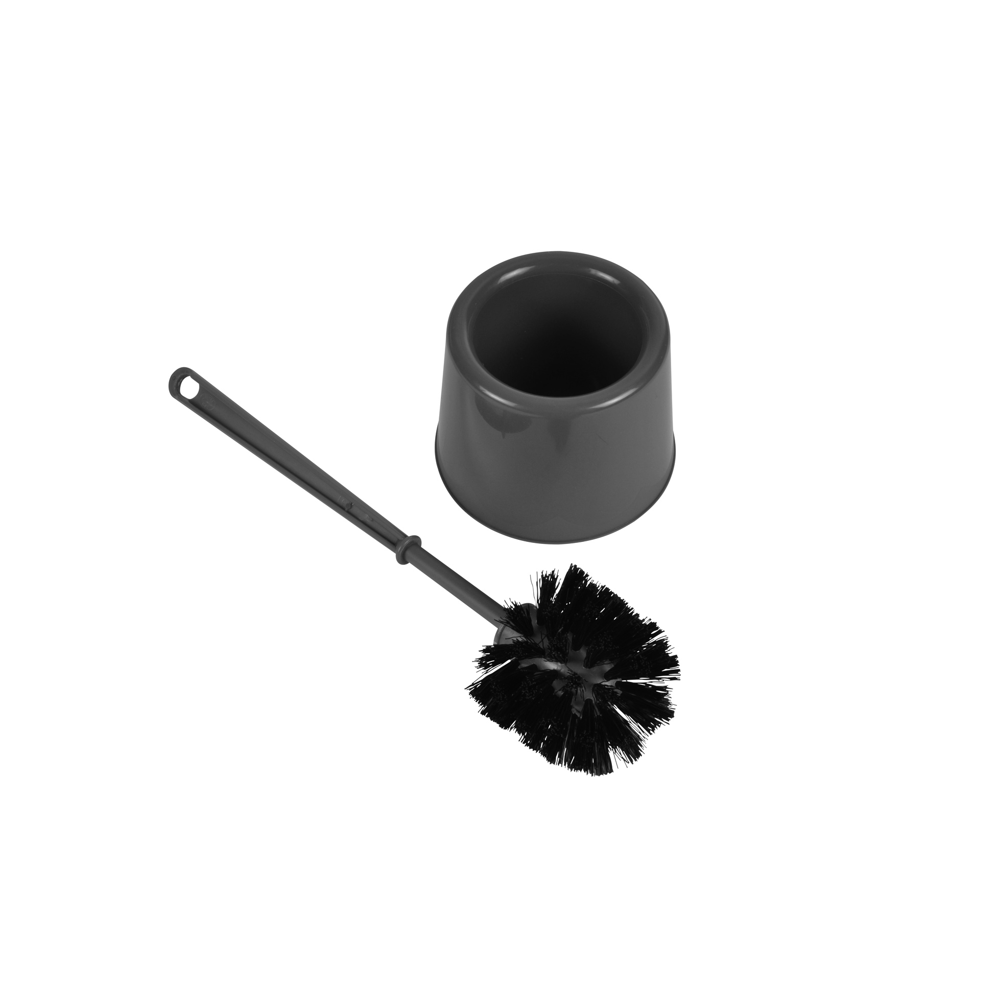 Brosse de toilette plastique anthracite