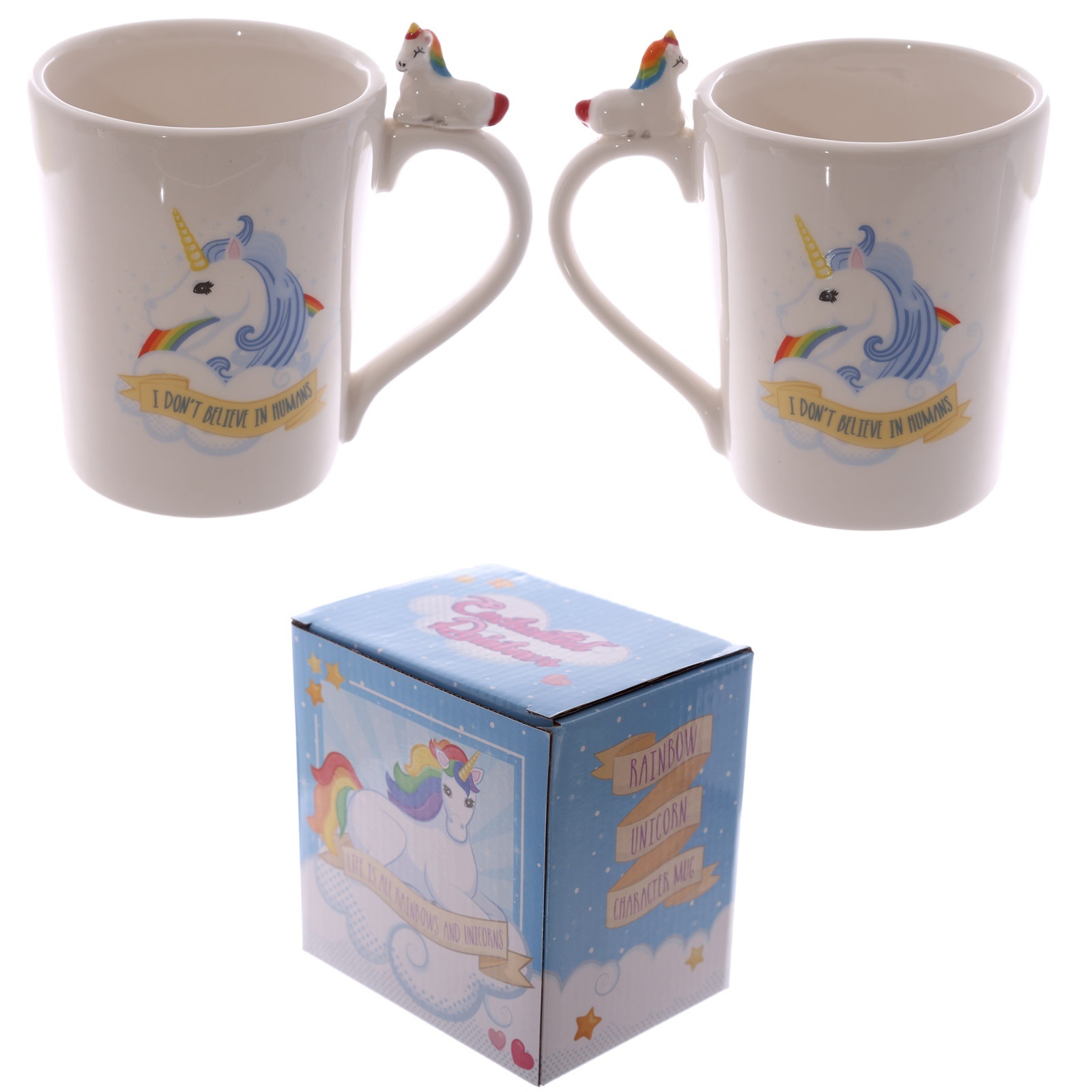 Mug cramique Licorne bleue