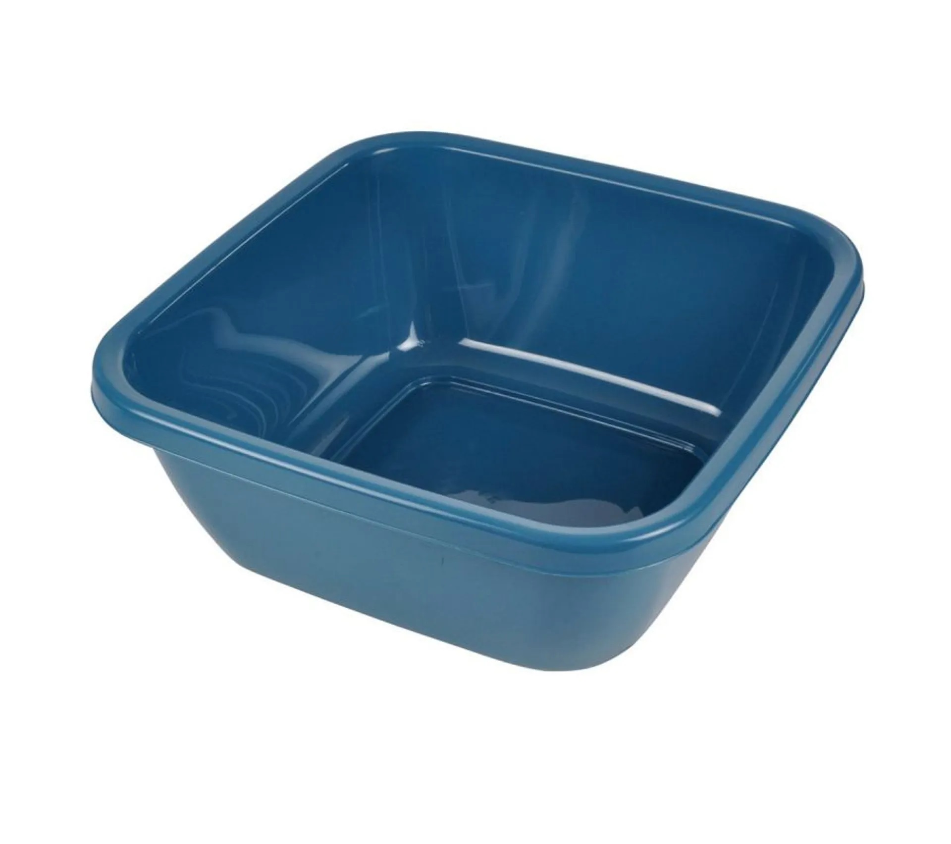 Bassine Cuvette Carree 30 x 30 x 12 Cm Bleu 6l