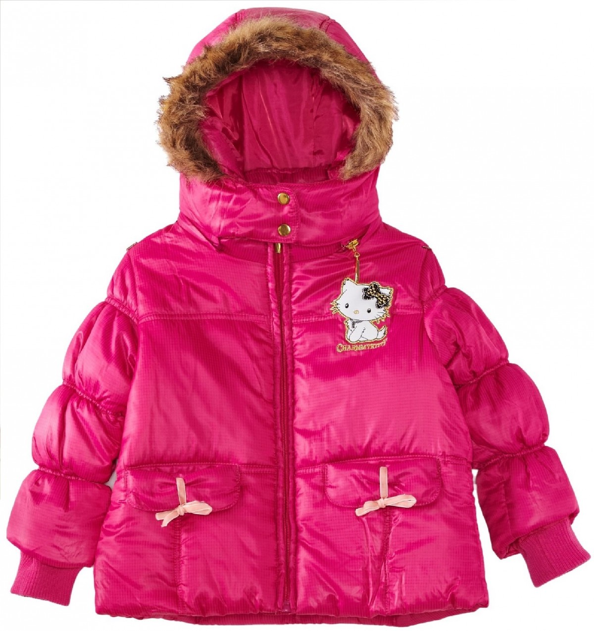 CHARMMY KITTY Blouson Doudoune T8 ans rose