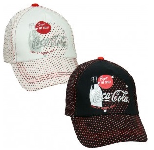 COCA COLA Casquette  pois