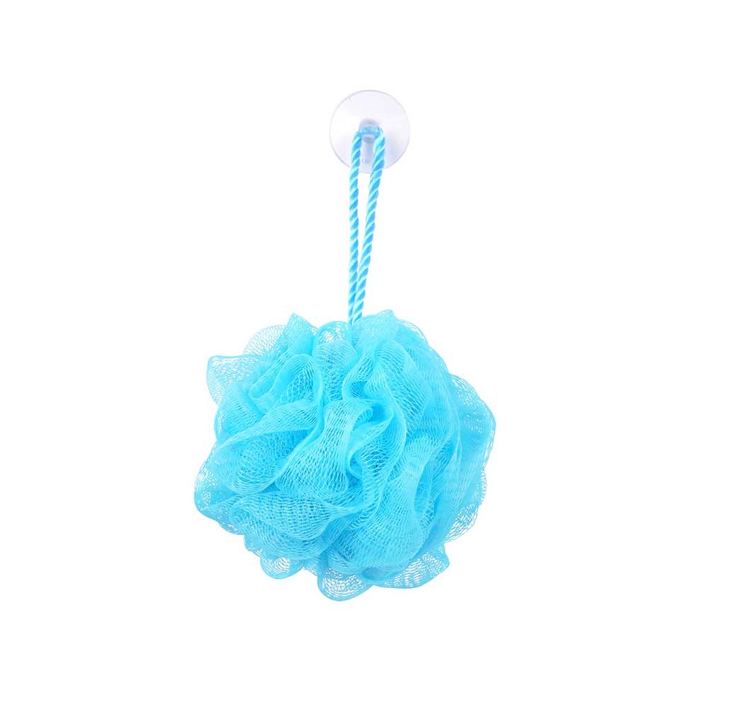 Fleur de douche pour le bain bleu