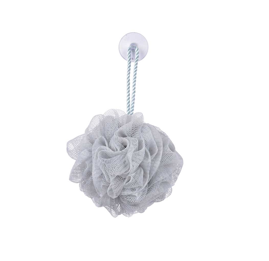 Fleur de douche pour le bain gris clair