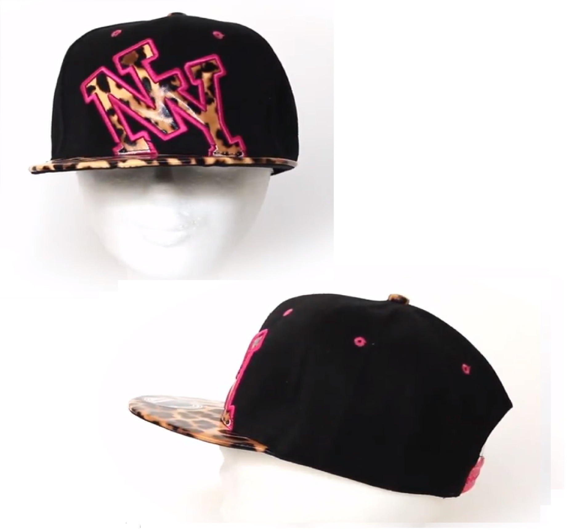 NEW YORK Casquette leopard