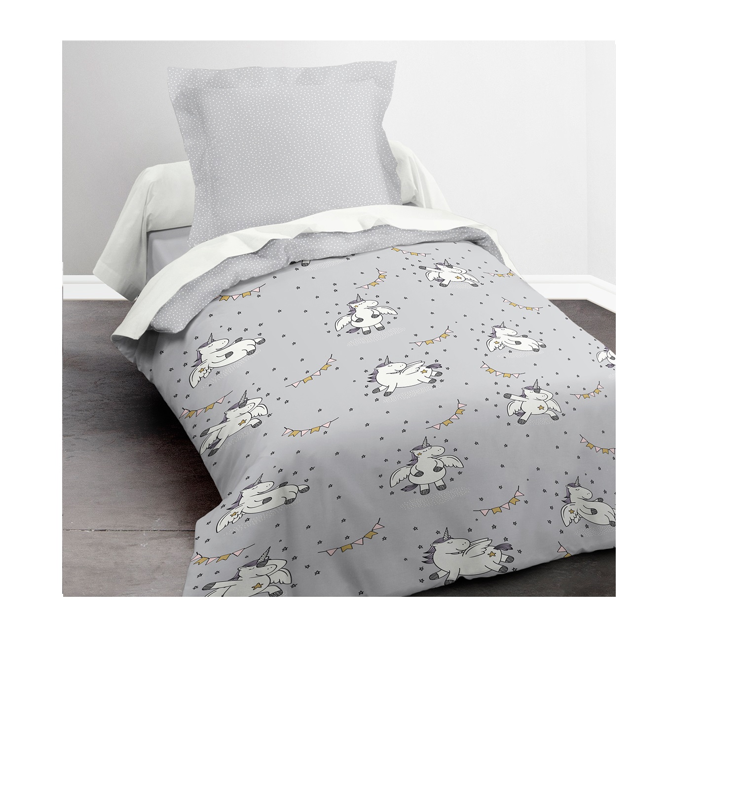 Housse de couette Licorne volante