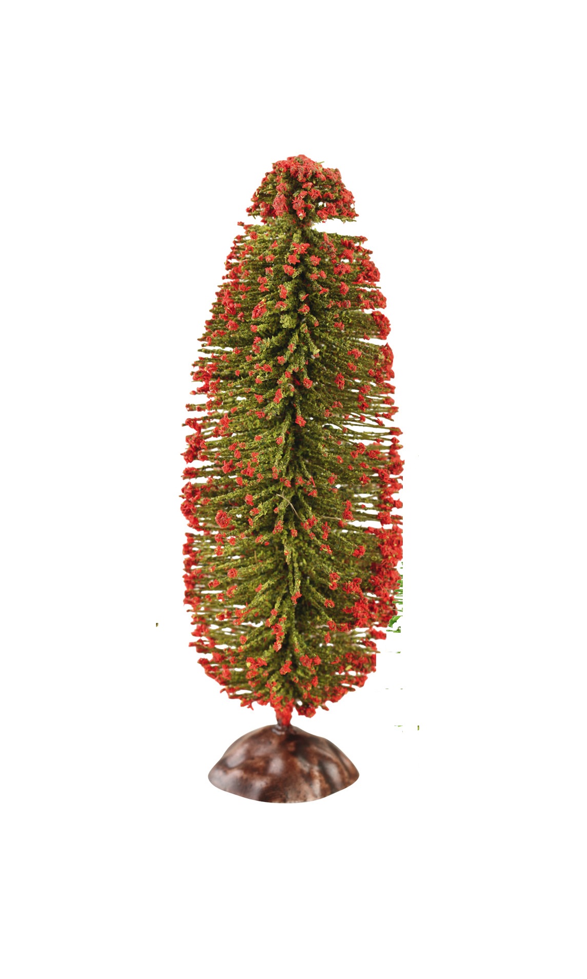 Arbre sapin pour creche rouge