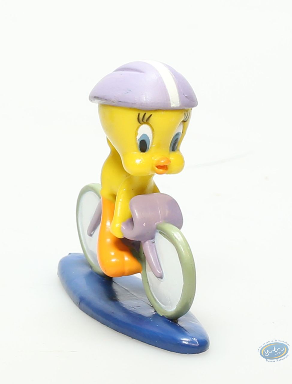 LOONEY TUNES Statuette Titi sur son vlo 5 cm