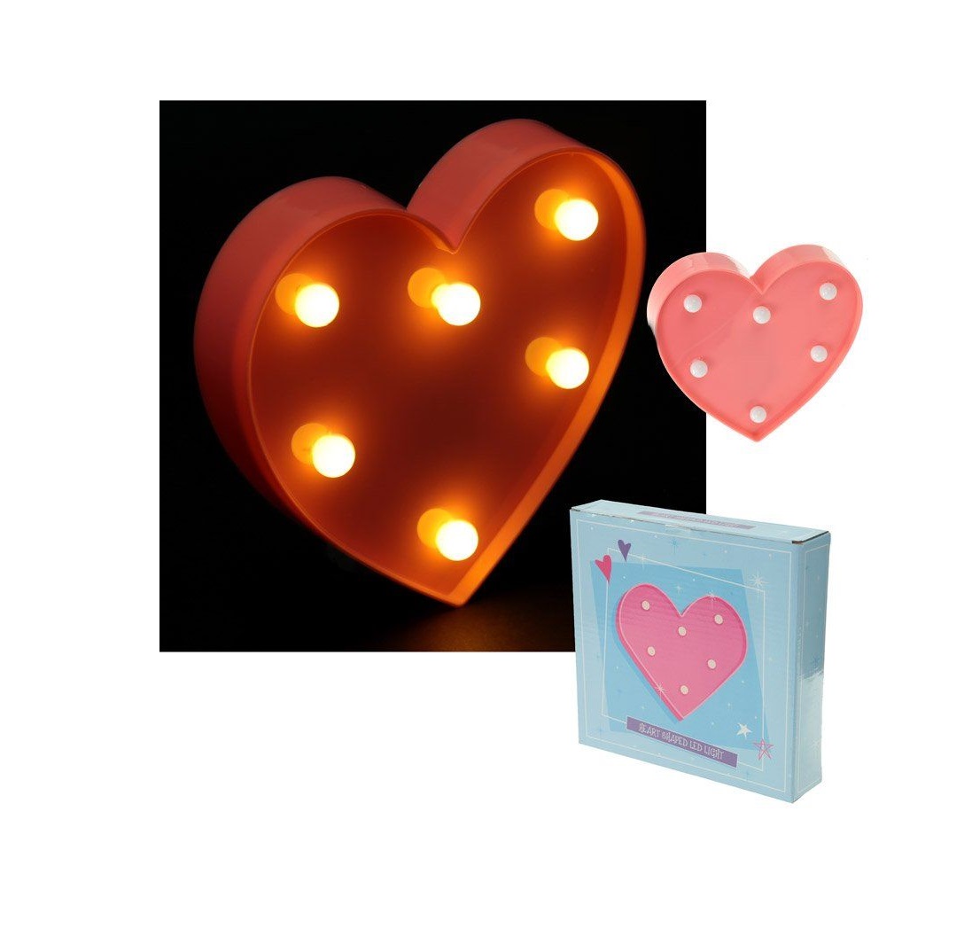 Lampe ou Veilleuse Coeur LED