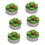 Bougies chauffe-plat Coccinelle en cire Set de 6