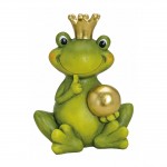 Grenouille de decoration de jardin en c�ramique 44 cm