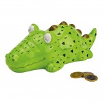 Tirelire en c�ramique crocodile