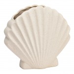Vase coquillage sabl� 19x17x8cm