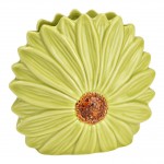 Vase en forme de fleur 17x16x7 cm vert