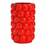 Vase multi fraises en ceramique 12x19x12cm