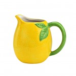 Pichet citron en c�ramique 15 x 18 cm jaune