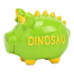 Tirelire en c�ramique cochon Dinosaure