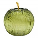 Lampe Pomme lumineuse 15 Led Vert 16x17x16cm