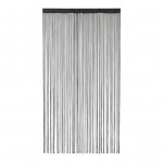 Rideau de fils 90 x 200 cm noir