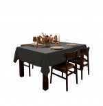 Nappe anti tache 140 x 240 cm Colors gris