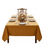 Nappe anti tache 140 x 240 cm Colors ocre