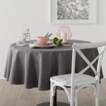 Nappe ronde anti tache Collection couleurs