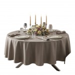Nappe ronde anti tache 180 cm Colors lin