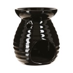 Brule parfum stries 10 x 11.5 cm noir