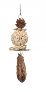 Jouet suspendu naturel Bero pour oiseaux