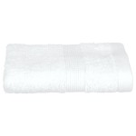 Serviette de toilette invite 30 x 50 cm Couleur moderne blanc