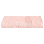 Serviette de toilette 50 x 90 cm Couleur moderne rose