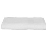 Serviette de toilette 50 x 90 cm Couleur moderne blanc