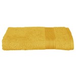 Serviette ou drap de douche 70 x 130 cm Couleur moderne ocre