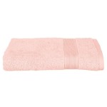 Serviette ou drap de douche 70 x 130 cm Couleur moderne rose