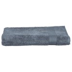 Serviette ou drap de bain 100 x 150 cm Couleur moderne gris fonce