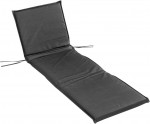 Coussin Bain de soleil waterproof 64 x 190 cm sieste anthracite