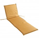 Coussin Bain de soleil waterproof 64 x 190 cm sieste jaune