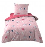 Housse de couette + taie 140 x 200 cm Fille de l'espace