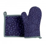 Gant et manique de cuisine 20 x 20 cm Pois Chic