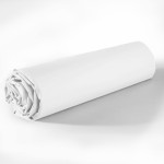 Drap housse coton uni 90 x 190 cm Passion blanc