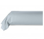 Taie de traversin uni 80 x 185 cm Passion bleu glacier