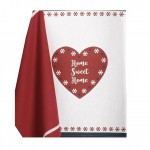 Lot de 2 torchons 50 x 70 cm Sweet home