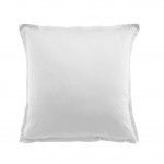 Taie d'oreiller en satin de coton 65 x 65 cm Blanc