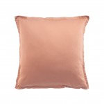 Taie d'oreiller en satin de coton 65 x 65 cm Rose