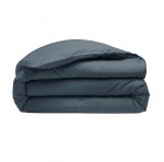 Housse de couette 220 x 240 cm  Percale de coton lav bleu