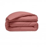 Housse de couette 220 x 240 cm  Percale de coton lav vieux rose
