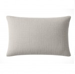 Taie d'oreiller en gaze de coton lave 50 x 70 cm Douce gris glacier