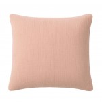 Taie d'oreiller en gaze de coton lave 65 x 65 cm Douce rose