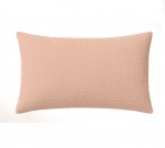 Taie d'oreiller en gaze de coton lave 50 x 70 cm Douce rose